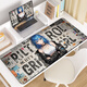 Juyingfeng großes Mauspad, Büro, Spiel, E-Sport, FPS, glatte Matte, zweidimensional, Anime, hoch aussehende Jungen und Mädchen, High-End-Desktop-Matte, 800 x 300 x 2 mm, Zeitungsmädchen