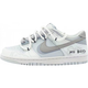 耐克（NIKE）球鞋定制DunkLow做旧复古秋日穿搭男女款板鞋 DH9765-102(Team108-女款小男孩) 35.5