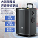 Sony Ericsson (soaiy) 15-inch conference audio equipment outdoor square dance audio mobile pull rod portable Bluetooth speaker high volume outdoor karaoke dedicated subwoofer high power performance dual microphone