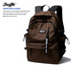 TRUFFLE backpack for men, large capacity, lightweight junior high school students, schoolbags, female mountaineering trip backpacks, college students (upgrade) SJWD-light luxury gray