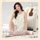 Sexy pajamas for women's summer suspender two-piece set with chest pad integrated wear-free bra for outdoor wear 2603 cool sling nightgown XL 120-140/Jin[Jin equals 0.5 kg]
