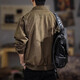 JEEP SPIRIT jacket men's autumn and winter American retro pilot loose thickened handsome casual men's work jacket men's brown XL suitable weight 145-160Jin Jin equals 0.5 kg
