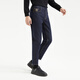 Lilang Technology Blue Jeans Men's Low Waist Narrow Feet Cropped Pants Slim Elastic Pants Autumn 2025 New Men's Pants Dark Blue Black (24QNZ14101) 32 (175/82A)