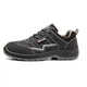 Gubant 6624 Zapatos de protección de mano de obra transpirable de verano Anti-showing y anti-Punteura Caquero de cuero ácido resistente y zapatos de trabajo de cabezal de acero alcalino 6624 44