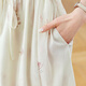 
OLJ light luxury brand dress for women 2025 summer new high-end shirt collar fashionable chiffon skirt picture color XL 115-125Jin[Jin equals 0.5 kg]