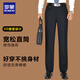 
Men's summer thin style middle-aged and elderly casual pants Daddy trousers Loose straight high waist men's suit pants Navy blue 9901 [Summer thin style] 29 [Wait circumference 2 feet 2]