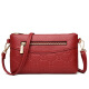 Beihu New genuine leather clutch bag for women single shoulder bag Korean style cowhide fashion mother hand grabbing mobile phone coupon wallet black