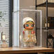 Manle rabbit labubu display box acrylic big spring field big summer doll put labubu doll blind box storage box huge size magnetic door opening 50*29.5*37