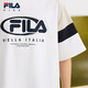 Fila Comfort Cotton Fila Children's Clothing Children's Short-Sleeved T-Shirt 2025 Summer New Boys' Knitted Tops Cloud Mushroom White-WT 140