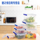 Junmo Transparente Rectangular Rectangular Refrigerator Cocina Sello comercial Almacenamiento Gran caja de recién manteniendo SEAL 9905