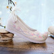 Jin [Jin entspricht 0,5 kg] Chinesische Kostüm bestickte Schuhe für Frauen, Rock im alten Stil Pferdegesicht, XiUhe-Schuhe, altes Kostüm, aufrechter Kopf, vielseitige Student-Tanz-Frauen-Single-Schuhe, Vögel huldigen dem Phoenix 38 38