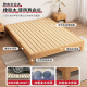 
Yingtang full solid wood bed without bedside double bed for rent for rent 12358 tatami size custom-made B&B ribs frame Bed frame Walnut color bed without bedside bed + 20cm mattress + bedside 1000mm*1900mm