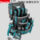 Makita Tools (Makita) Makita Tools Sac de rangement Sac de rangement Multifinection Toile Réparation de quincaillerie résistante à l'usure Small Sac de suspension spécial pour l'électricien Makita Portable Bracket Portable [E-15285]