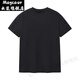 Maycaur Herculesen Summer Avant épaule à manches minces à manches courtes à manches demi-manches T-shirt imprimé rond cou rond à la mode de muscle polyvalent TOPS JO1 JO1 BLANDE BLANC SHEPEVE (IMAGE DANS D9926) M Recommandé (100-130jin [Jin est égal à 0,5 kg]))