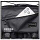 Qiaran [marca alemana] bolso cruzado moda moda de trabajo para hombres y mujeres bolso casual de gran capacidad bolso de cartero personalizado bolso de cartero negro