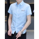 Yianta Snow Anta 2025 summer ice silk casual shirt men's top versatile short-sleeved hot-free fashion brand handsome shirt men 854 green 2XL 135-150Jin[Jin equals 0.5 kg]