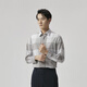 Jinba Herren lässig einfache karierte Frühlings- und Herbst-Herren-Langarm-Casual Shirt Herren BCCT1502 2XL