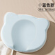 Hao'e baby shaping pillow silicone pillow baby pillow 0 to 6 months and above head shape management anti-migraine newborn baby ice crystal blue