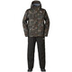 DAIWA 24 Autumn and Winter DW-3524 Winter Rainproof Set Outdoor Leisure Fishing Raincoat Fishing Suit Black Top_Black Trousers 2XL