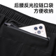 维多利亚旅行者专业运动短裤夏季男马拉松跑步四分裤透气防走光双层内衬黑2XL
