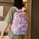 New primary school student schoolbag for grades 1-6 girls kindergarten lightweight waterproof large capacity shoulder li0030 purple