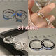 Dutrieux Girl Herz voller rosa Liebesring für Frauen Ins Nischenöffnung ein verstellbares Indexfinger Ring Bester Freund Ringliebhaber M1047+M1048 Ring 2 Stück Set Set