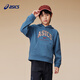 ASICS children's clothing 25 years new polar fleece hooded sweatshirt soft, comfortable, warm and loose long-sleeved