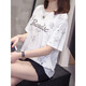 Yu Jin T-Shirt Frauen kurzärmelige lose Frauenkleidung Sommer-Kleidung der Mutterstil-Kleidung von Mutter und Größe, um den Bauch zu bedecken und ihn schlank 2025 Sommerkleidung 6625 lila 2xl 145-160jin [Jin gleich 0,5 kg] über ungefähr