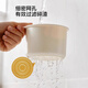 Fengquan hangable sink drain basket household kitchen sink separates food residue filter basket fruit cleaning drain rack green 1 pack filter residue/one click to pour