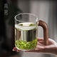 
Gaoming Crescent Cup Green Tea Special Glass Cup with Handle Personal Home Filter Tea Cup Drink Tea and Water Cup 9207 Crescent Water Cup 450ML 400mL (not included)-600mL (inclusive)