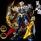Botu National Trend Mecha assembled building blocks toys Guan Yu and Zhao Yun are compatible with Lego Black Goku Houyi Ninja Gundam Future Mecha 691 particles/high about 26CM