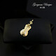 QUAMER Exquisite Violin Brooch High-end Fashion Corsage Pin Suit Accessories 2025 Main Image Color