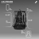 TAJEZZO trendy backpack for men commuting travel backpack large capacity functional computer school bag N7L N7L black__female bag about 25L_sub bag 1L_adapted