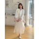 Berührung Miss Jacquard White Buckle Neue chinesische Jacke für Frauen Frühling und Herbst Neue Super schöne Top TM2008gy Off-White S