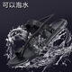 Sandales TTPMER pour la version coréenne masculine de chaussures de plage décontractées sans glissement en forme de semelle douce portant des sandales pour hommes à tendance verte à la mode en plein air Black 9866 Version améliorée 38