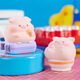 New cartoon diary Dudu pig cute blind bag doll trendy toys mini small ornaments children's toys big eyes cute 2 packages