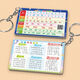 Beizu Nine-Nine Multiplication and Division Medal Table Keychain Pendant for Primary School Second Grade 99 Oral Mathematics Pinyin Yalek Pendant [99 Multiplication Medal Pendant] With Chinese Medal 9*5.4cm