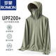 ROMON (ROMON) sun protection clothes for men 2025 new summer thin ice silk breathable outdoor fishing sun protection clothes [CLLJ9926 women] milk tea brown S
