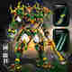 Botu National Trend Mecha assembled building blocks toys Guan Yu and Zhao Yun are compatible with Lego Black Goku Houyi Ninja Gundam Future Mecha 691 particles/high about 26CM