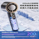 Xiaomi boyi Bingfu Handheld Small Fan 2025 Neues Haushaltskühlartifakt-Halbleiter-Kühlungslüfter tragbarer tragbarer Lüfter 1047 White Standard Model Multi-Level Digital Display 1000mah