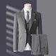 TPZBWG Traje de traje de marca High-End Juego para hombres 2025 NUEVO NEGOCIO CROUMENTO CASA VESTO DE VERCES DE Tres piezas