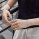 Lukfook Jewelry Platinum 950 Figaro Simple Platinum Bracelet Price L04TBPB0025 7.61g (including labor cost 616 yuan)