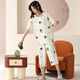 ZHIDOUDOU pajamas for women in summer 2025 new short-sleeved cropped pants set for spring and summer thin women can short-sleeved cropped pants-679 M Recommended 80-100Jin [Jin equals 0.5 kg]