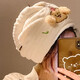 Fan Ye's cute line puppy hair drying cap for women super absorbent quick drying hair towel shower cap adult thickened coral velvet