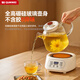 Quan Wei imported from Germany | All-glass 0 glue health kettle with integrated heat preservation and fully automatic constant temperature office small scented tea brewing kettle for one person high borosilicate glass丨intelligent appointment丨constant temperature with tea drain 1.2L