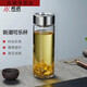 Sanqi Tiger en verre à couches mono-couches pour hommes et femmes Anneau de levage portable à la mode grande capacité à la chaleur à la chaleur Aspect de voyage à thé Tasse de thé XN9076-695ML