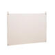 LDVEP door pet fence on the floor indoor home dog and cat special L-type free combination simple heightened isolation baffle milky white 12247cm (3 pieces)