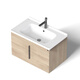 Huilide bathroom integrated ceramic basin bathroom sink bathroom sink single basin bathroom wash basin basin basin basin basin GP-11150 cabinet basin (water supply accessories)