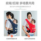 Libert baby strap baby back is simple, lightweight, breathable, 0-type leg back bag, four seasons universal artifact red 2-4 years old [large grid breathable]