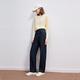 Three Color [Fat-proof Denim] 2025 Autumn New Trousers Jeans Straight Pants Casual and Versatile M